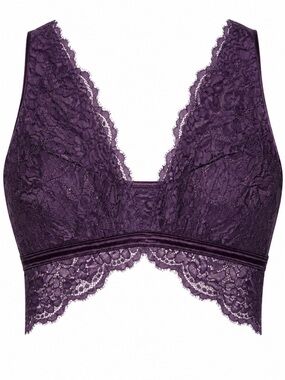 Cosabella Magnolia Curvy Bralette - Zaadi Purple. Sz 1X
